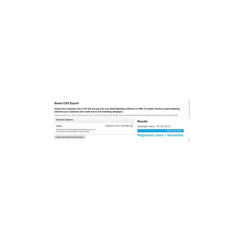 Liste CSV Intelligenti per PrestaShop