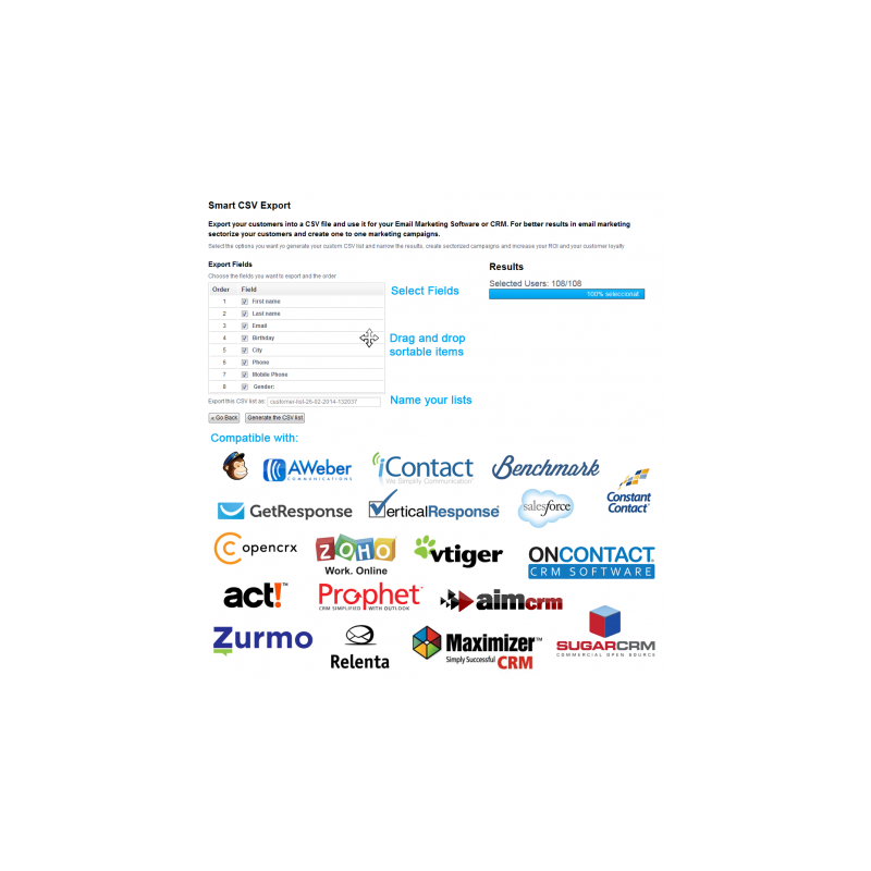 Smart CSV Export for PrestaShop