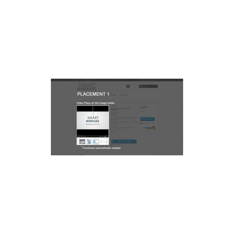 Módulo Vídeos de Youtube o Vimeo en tu producto para Prestashop