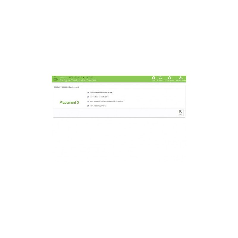 Módulo Vídeos de Youtube o Vimeo en tu producto para Prestashop