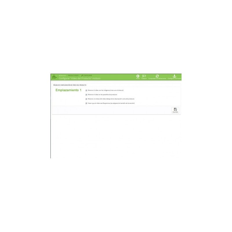 Módulo Vídeos de Youtube o Vimeo en tu producto para Prestashop
